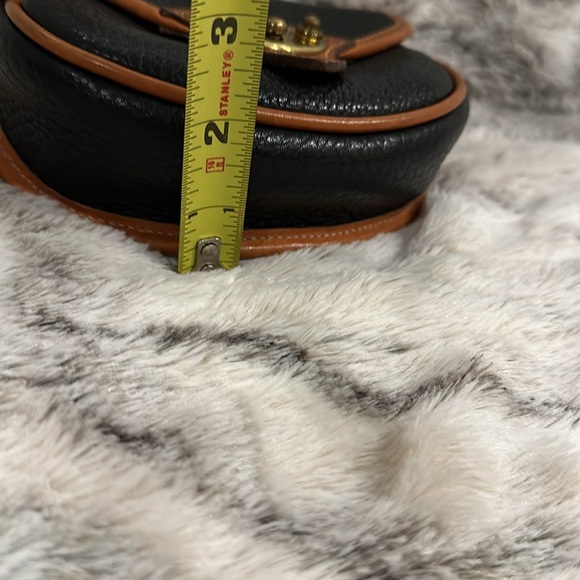 Vintage Dooney & Bourke Cavalry All Weather Leather Mini Crossbody Belt Bag - Picture 10 of 10